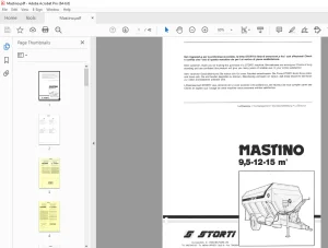 Storti Mastino 9,5-12-15 m³ Parts Manual - PDF DOWNLOAD