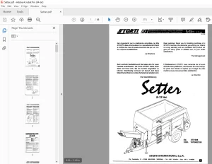 Storti Setter 9-13 mc Parts Manual - PDF DOWNLOAD