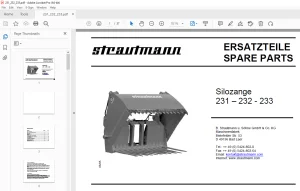 Strautmann Silozange 231 – 232 - 233 ERSATZTEILE - PDF DOWNLOAD