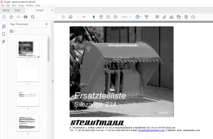 Strautmann Silozange 234 Ersatzteilliste - PDF DOWNLOAD