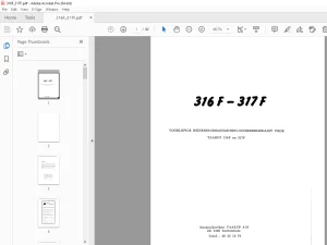 Taarup 316F 317F Mower Parts Manual - PDF DOWNLOAD