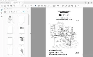 Vaderstad BioDrill BDX 180-250 CS 300-400, CR 300-400, TD 300 Parts Manual - PDF