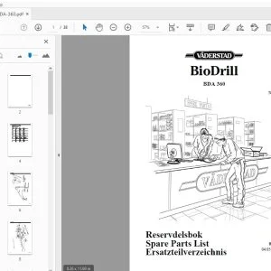 Vaderstad Biodrill BDA 360 Parts Manual 902584 - PDF DOWNLOAD