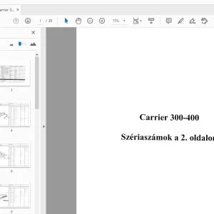 Vaderstad Carrier 300,350 & 400 Parts Manual - PDF DOWNLOAD