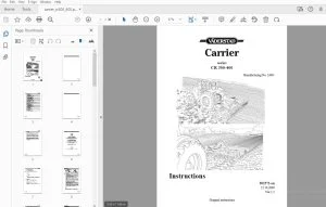 Vaderstad Carrier CR 300-400 Instruction Manual - PDF DOWNLOAD
