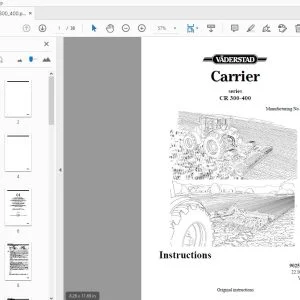 Vaderstad Carrier CR 300-400 Instruction Manual - PDF DOWNLOAD