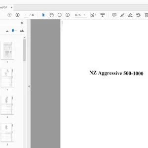 Vaderstad NZ Aggressive 500-1000 Parts Manual - PDF DOWNLOAD