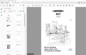 Vaderstad RST 330-400 Parts Manual 900215 - PDF DOWNLOAD