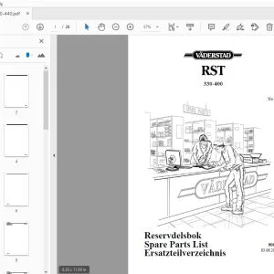 Vaderstad RST 330-400 Parts Manual 900215 - PDF DOWNLOAD