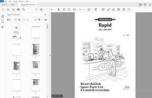 Vaderstad Rapid RDA 400-800S Parts Manual 902615 - PDF DOWNLOAD