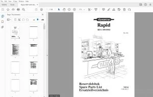 Vaderstad Rapid RDA 600-800J Parts Manual 900264 - PDF DOWNLOAD