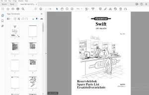 Vaderstad Swift SW 560-870 Parts Manual 902599 - PDF DOWNLOAD