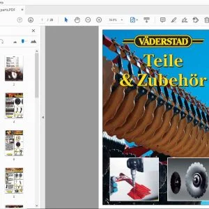 Vaderstad V-55 Teile & Zubehor - PDF DOWNLOAD