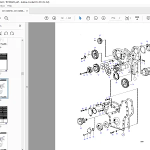 Volvo Penta D100BHC, D100BRC, TD100AHC, TD100ARC Industrial Engine Parts Manual - PDF