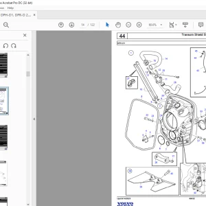 Volvo Penta DPH-D1, DPR-D Drives Transmissions Parts Manual  - PDF DOWNLOAD