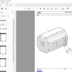 Volvo Penta EM47-A Industrial Electric Installations Parts Manual - PDF DOWNLOAD