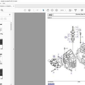 Volvo Penta HS68A-A, HS68IV-A, ZF68 Drives Transmissions Parts Manual - PDF DOWNLOAD