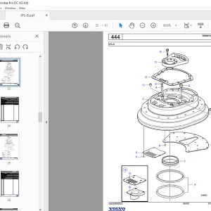 Volvo Penta IPS-B Marine Drives Transmissions Parts Manual - PDF DOWNLOAD