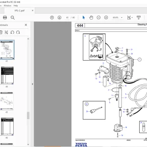Volvo Penta IPS-C Marine Drives Transmissions Parts Manual - PDF DOWNLOAD