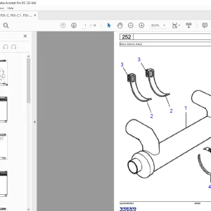 Volvo Penta PJX-C, PJX-C1, PJX-S Marine Drives Transmissions Parts Manual - PDF DOWNLOAD