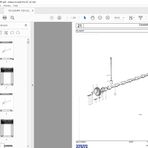 Volvo Penta TD120HPP, TID120HPP Industrial Engine Parts Manual - PDF DOWNLOAD