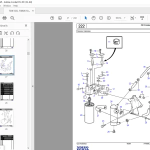 Volvo Penta TD610G, TWD610G Industrial Engine Parts Manual  - PDF DOWNLOAD