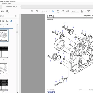 Volvo Penta TD720VE PP Industrial Engine Parts Manual - PDF DOWNLOAD