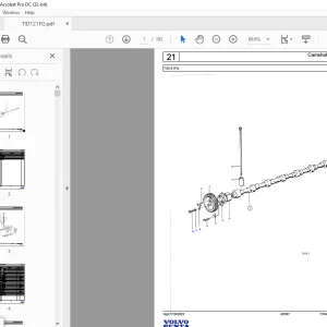 Volvo Penta TID121FG Industrial Engine Parts Manual - PDF DOWNLOAD