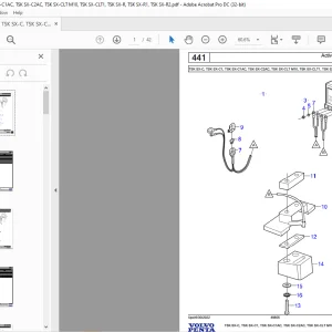 Volvo Penta TSK SX-C, TSK SX-C1, TSK SX-C1AC, TSK SX-C2AC, TSK SX-CLT M10, TSK SX-CLT1, TSK SX-R, TSK SX-R1, TSK SX-R2 Parts Manual