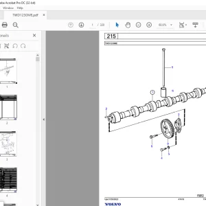 Volvo Penta TWD1230ME Industrial Engine Parts Manual - PDF DOWNLOAD