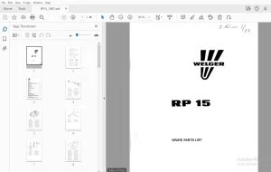 WELGER RP 15 PARTS MANUAL - PDF DOWNLOAD