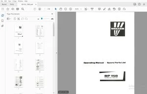 WELGER RP 150 OPERATING & PARTS MANUAL - PDF DOWNLOAD