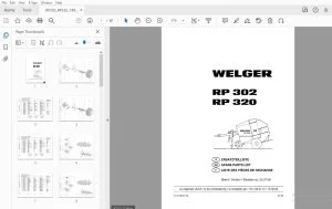 WELGER RP 302 RP 320 PARTS MANUAL 1998 - PDF DOWNLOAD