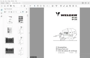 WELGER RP 302 RP 320 PARTS MANUAL 2004 - PDF DOWNLOAD