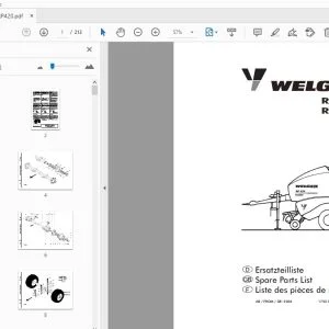 WELGER RP 402 RP 420 PARTS MANUAL - PDF DOWNLOAD