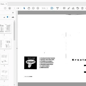 Welger AP 41 Ersatzteilliste - PDF DOWNLOAD