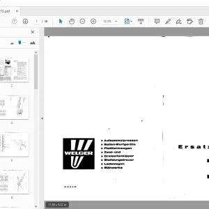 Welger AP 42 Ersatzteilliste - PDF DOWNLOAD