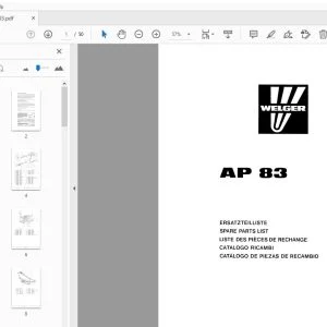 Welger AP 83 Parts Manual - PDF DOWNLOAD