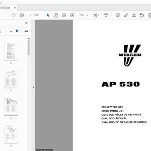 Welger AP530 Parts Manual - PDF DOWNLOAD