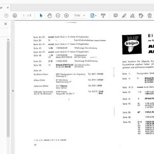 Welger AP71 AP71D Einlageblatt Ersatzteilliste 0952739 - PDF DOWNLOAD