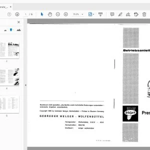 Welger P21 Betriebsanleitung Ersatzteilliste - PDF DOWNLOAD