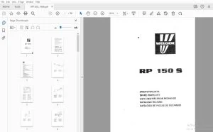 Welger RP 150S Parts Manual 1986 - PDF DOWNLOAD