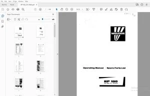 Welger RP 180 Operating & Parts Manual - PDF DOWNLOAD