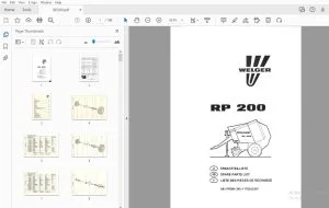 Welger RP 200 Parts Manual - PDF DOWNLOAD