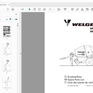 Welger RP 202 RP 220 Parts Manual 2004 - PDF DOWNLOAD