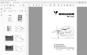 Welger RP 235 Parts Manual 2004 - PDF DOWNLOAD