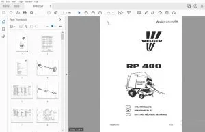 Welger RP 400 Parts Manual - PDF DOWNLOAD