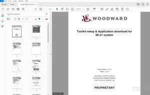 Woodward MI-21 System Toolkit Setup & Application Manual - PDF DOWNLOAD