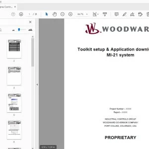 Woodward MI-21 System Toolkit Setup & Application Manual - PDF DOWNLOAD