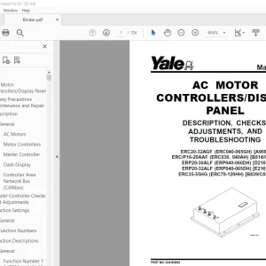 Yale Forklift ERC 35-55 HG (B839) Service Manual - PDF DOWNLOAD